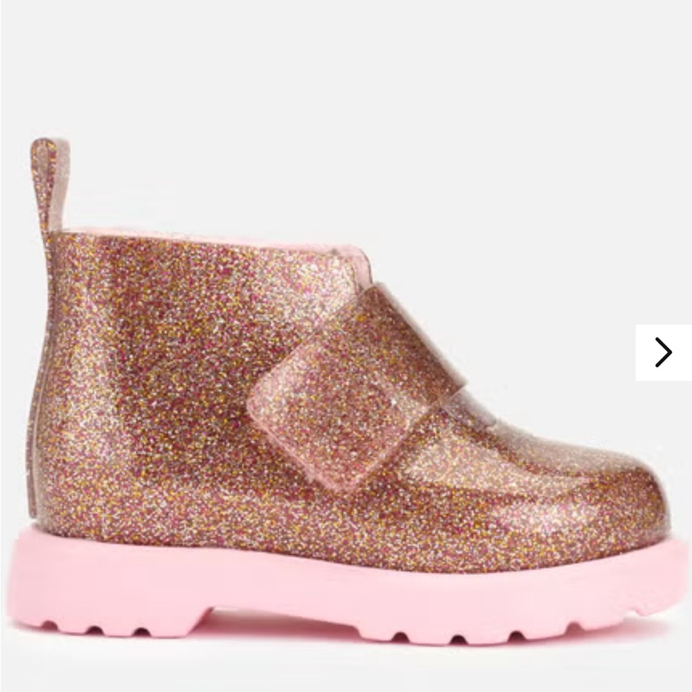 Mini MELISSA Sparkle Pink Boots